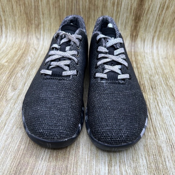 NOBULL SuperFabric Trainers Womens 7.5 Black Heather Granite Camo Training Shoes - Picture 2 of 10